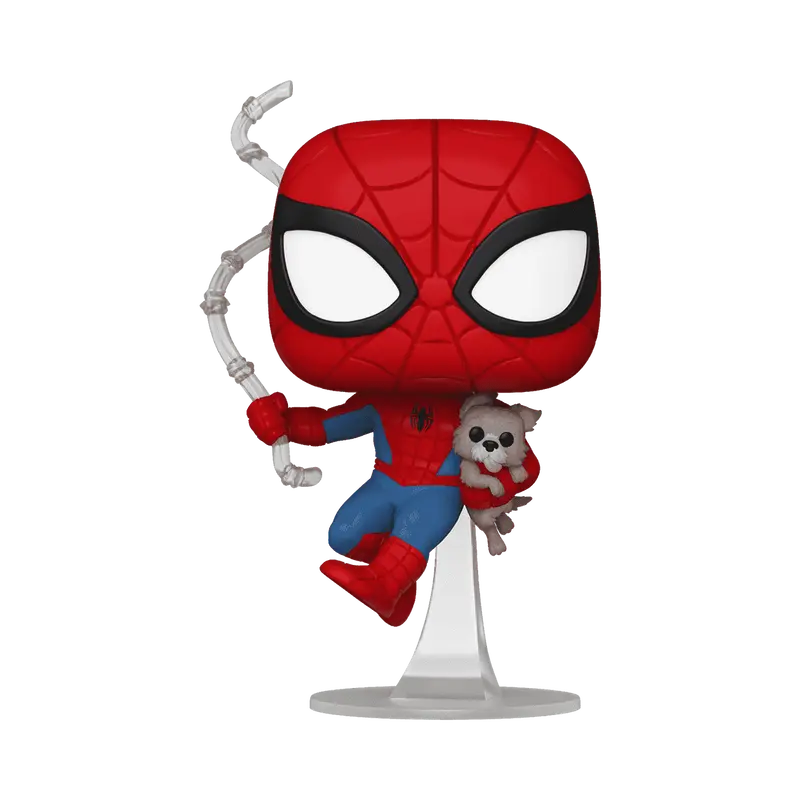 Funko Pop Spider-Man with Sandwich the Dog Funkonom