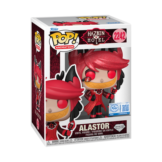 Alastor Hazbin Hotel Funko Pop Diamond Funkonom