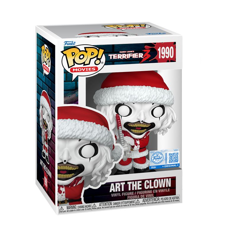 Funko Pop! Movies: Terrifier - Art the Clown with Chainsaw (Bloody) #1592 Funkonom