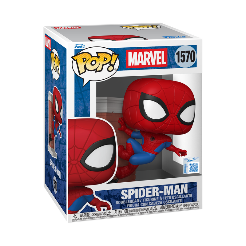 Funko Pop! Premium: Marvel - Spider-Man (Exclusive) Bobblehead Funkonom