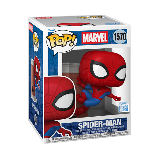 Funko Pop! Premium: Marvel - Spider-Man (Exclusive) Bobblehead Funkonom